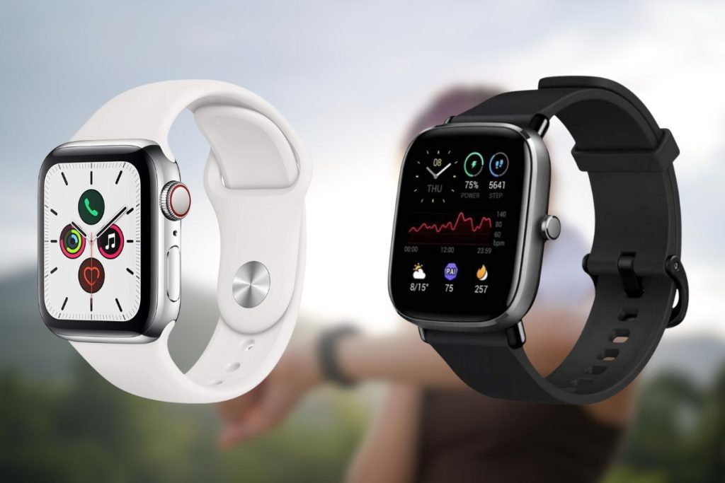 Amazfit GTS vs Apple Watch Series 5