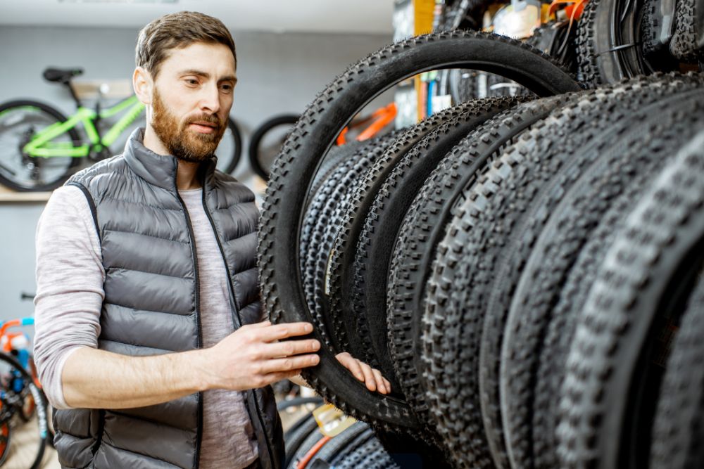 llantas de bicicleta en distintos tipos de medidas