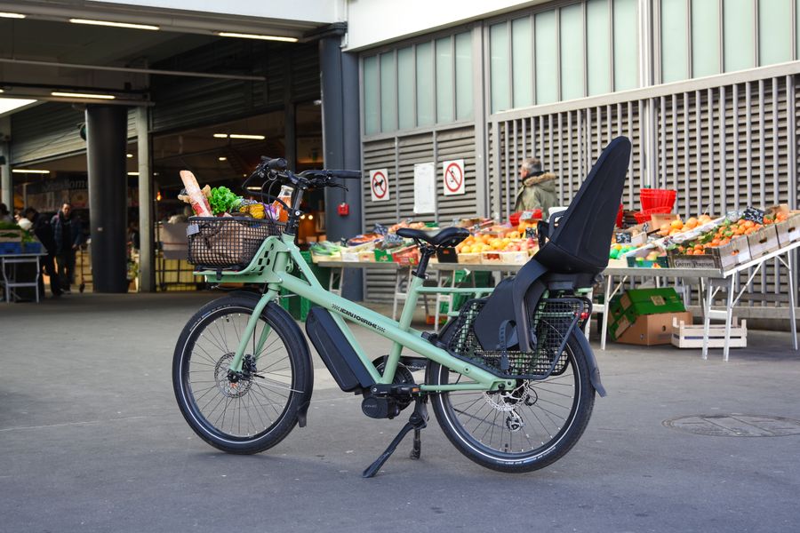 Bicicleta eléctrica de carga urbana
