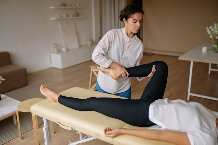Tratamiento de piernas en spa
